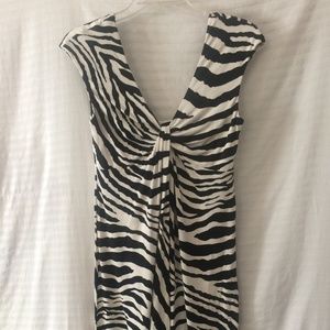 Summer Dress Zebra Print Sz S Express